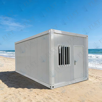 Unité de conteneur plat FLKT résistante aux fortes pluies, anti-humidité, préfabriquée, modulaire, pour habitation, conteneur maritime