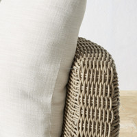 Chaise de canne d'extérieur de haute qualité à bas prix Chaises de canapé en rotin tissé en osier de PVC Meubles tous temps