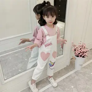 Online Wholesale Girls O-Neck T Shirt Printing Cute Cartoon Animal Pants Kids Korean Sets From China Supplier