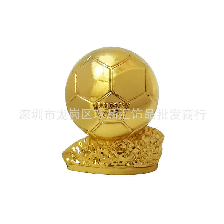 Mini golden globe ornaments