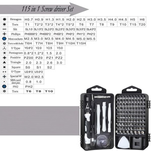 New Arrival 115 in 1 Household DIY Repair <b>Tool</b> Kit Screwdriver Set for Phone Laptop Computer - Product Image 3