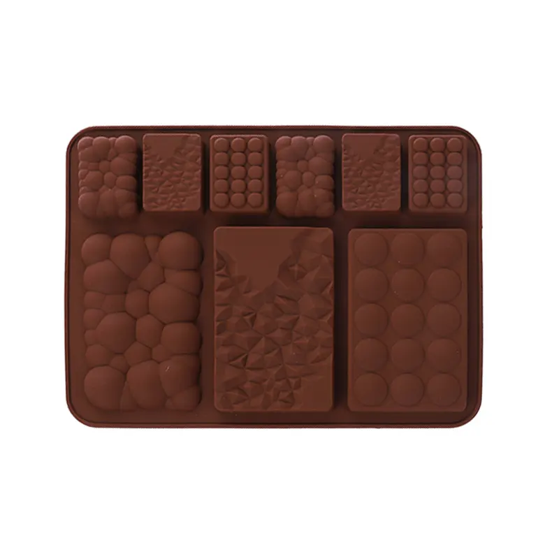 Homesun Niedriger Preis Großhandel Rechteck Lange Schokoladen form Saure Süßigkeiten Silikon Form Kuchen Design Tool