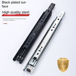 Bóng mang ngăn kéo kính thiên văn kênh mềm đóng hướng dẫn Tủ đường sắt trượt cho hướng dẫn ngăn kéo undermount <span class=keywords><strong>Slide</strong></span> nặng - Product Image 4