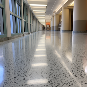 Revêtement de peinture de sols en flocons de <span class=keywords><strong>vinyle</strong></span> de résine époxy résistant à l'usure de haute qualité - Product Image 3