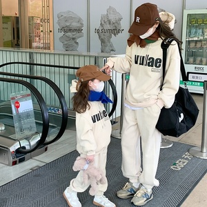 Fall Winter Girls <strong>Family</strong> Matching Clothes <strong>Jogger</strong> Set Mommy and Me <strong>Outfits</strong> - Product Image 3