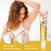 Pommade Détoxifiante Lymphatique pour les Aisselles et le Cou – Crème Anti-Gonflement, Soulagement de la Douleur et Réduction de l'Enflure