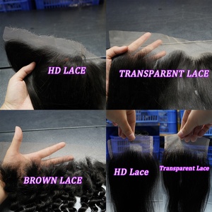 Nhà máy trong suốt HD straigh sóng cơ thể 14-24inch trong kho 2x6 HD ren đóng cửa, sẵn sàng để tàu đóng cửa và frontals tóc con người - Product Image 6