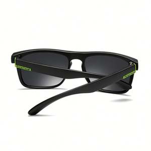 Lunettes de soleil polarisées rétro pour hommes avec logo personnalisé, protection UV400, style carré, pour la conduite - Product Image 6