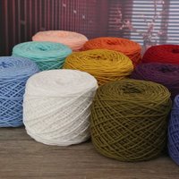 8ply épais 200g tapis lait coton laine tapis acrylique touffetage fil pour touffetage tapis artisanat fil