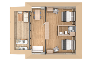 Factory Direct Outdoor <b>Tent</b> Durable Solid Wood <b>Frame</b> Breathable Canvas Safari <b>Tent</b> With Terrace for Scenic Campsite Resort - Product Image 5