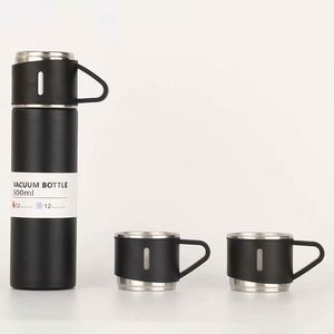 Christmas Vacuum Flask Set Insulated <b>Water</b> <b>Bottle</b> 3 Cups Gift Set Reusable Stainless <b>Steel</b> <b>Water</b> <b>Bottles</b> for Indoor and Outdoor - Product Image 1