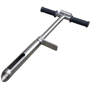 Factory Price High Quality T-Handle Stainless Steel Field Soil Sampler With Pedal