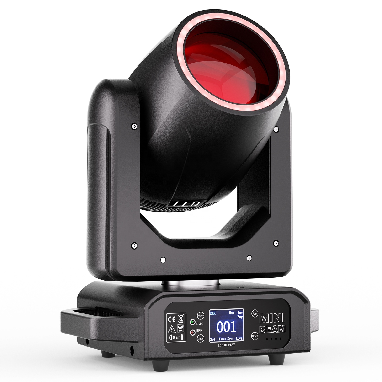U'King 200W DMX Moving Head Light - LED Rainbow Effect, 540