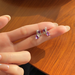 9 Pendientes Geométricos Personalizados con Forma de Gota de Agua, Plata 925 Hipoalergénica, Piedra Natural Corte Pera de 4*6mm, Joyería Fina para Mujer - Product Image 4