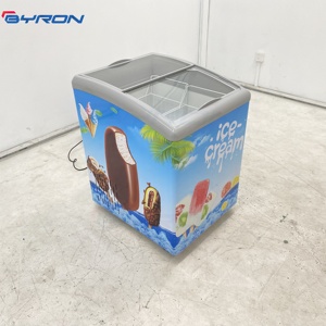 Byron Trực Tiếp Làm Mát Ngực Tủ Đông Cơ Khí Kiểm Soát Nhiệt Độ Ice Cream Hiển Thị Cử<span class=keywords><strong>a</strong></span> Khó<span class=keywords><strong>a</strong></span> Có Thể Điều Chỉnh Kệ Năng Lượng - Product Image 4