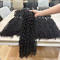 Extensions de Cheveux Brésiliens Double Drawn Pixie Curl, 100% Cheveux Humains Bruts, Qualité Supérieure, Cheveux Remy Vierges, Très Demandées