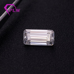 Gioielli in laguna taglio smeraldo <span class=keywords><strong>moissanite</strong></span> pietra sciolta EF colore 1ct - Product Image 2