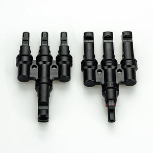 Connecteur T PV type T <span class=keywords><strong>solaire</strong></span> deux trois quatre cinq mâle femelle connecteur de carte de module de batterie - Product Image 5