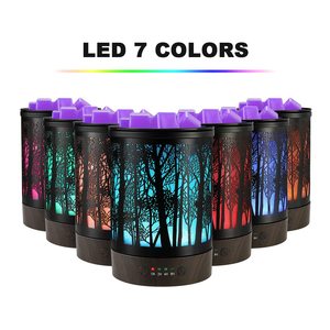 Black Metal Sunset Lakeside 7 Màu Led Thay Đổi Sáp Điện Nóng Chảy Ấm Hơn Với Hẹn Giờ Dầu Burner Cho Nhà Sống Khách Sạn Vv - Product Image 2