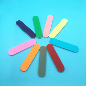 Chất lượng cao tùy chỉnh bằng gỗ nhỏ EVA Nail tập tin màu sắc khác nhau có sẵn tái sử dụng 180 Grit khuyến mại nhỏ Nail tập tin - Product Image 5