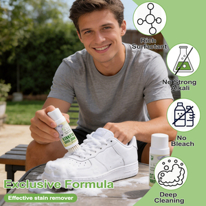 <span class=keywords><strong>Limpiador</strong></span> <span class=keywords><strong>de</strong></span> Zapatillas Blancas <span class=keywords><strong>de</strong></span> 60 ml con Toalla, Limpieza Profunda Diaria <span class=keywords><strong>de</strong></span> Zapatos, Eliminación <span class=keywords><strong>de</strong></span> Manchas para Kit <span class=keywords><strong>de</strong></span> Cuidado <span class=keywords><strong>de</strong></span> Zapatos <span class=keywords><strong>de</strong></span> Lona - Product Image 5