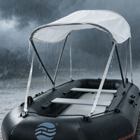 Bateau de pêche gonflable en PVC Hailebao, moteur électrique/à essence 4HP, capacité 5 personnes, pour la dérive, le surf, le ski nautique, lacs, rivières