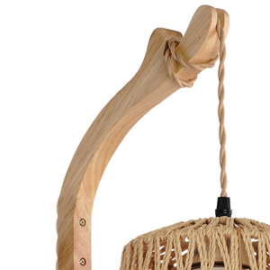 Wholesale Art Decor Paper Rope Weaving Lampshade Mounted <strong>Sconce</strong> Lighting Wall Lamp With Adjustable Cord and <strong>Plug</strong> in - Product Image 6