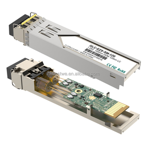 ตัวรับส่งสัญญาณ SFP แบบ LC ดูเพล็กซ์โหมดเดียว ระยะส่งไกล 120 กม. สำหรับสวิตช์ไฟเบอร์ออปติก มีเดียคอนเวอร์เตอร์ FTTH - Product Image 2