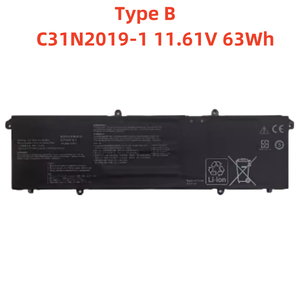 ส่งตรงจากผู้ผลิตแบตเตอรี่ C31N2019สำหรับ Asus KM3500QA K3400P 11.61V 63Wh ZERO-cycle Smart-Chip แบบรวมพร้อมส่ง - Product Image 3