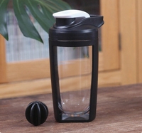 Bouteilles de shaker à protéines en plastique personnalisées avec logo imprimé, de haute qualité, fabriquées en usine pour le sport et la remise en forme
