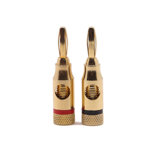 Аудиоразъем-банан 4 мм с золотым покрытием, 32А 600В, штекер/гнездо, корпус из ПВХ, для усилителя мощности и аудиосистем - Product Image 3