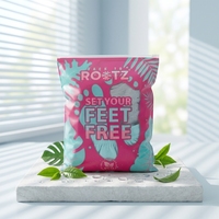 Pochettes zippées finition mate en gros, sacs en plastique refermables imprimés sur mesure pour l'emballage de cadeaux