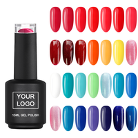 Esmalte de uñas de Gel UV de lujo profesional, barniz altamente pigmentado, 109 colores, resina Remojable de larga duración, Gel de Color artístico DIY