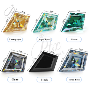 <span class=keywords><strong>Moissanite</strong></span> Taglio Aquilone Personalizzato Holycome 6x9mm Certificato D VVS Super Bianco Diamante Sintetico <span class=keywords><strong>Moissanite</strong></span> Sfuso - Product Image 4