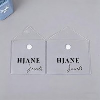 Pochette en PVC durable à dégradé irisé avec bouton-pression, sérigraphiée avec logo personnalisé pour échantillons cosmétiques