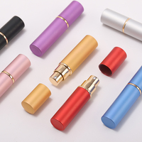 Flacon pulvérisateur de parfum de voyage personnalisé en usine, 5 ml, vide, mini flacon de parfum de luxe, vaporisateur de brume, emballage d'huiles essentielles