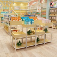 Présentoir Promotionnel Personnalisé de Luxe pour Magasin Maternité & Bébé – Vitrine Autoportante au Design Tendance – Meuble en Promotion
