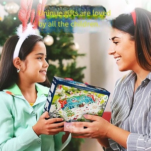 Nuovo Mini Puzzle Natalizio Cross-Border, Veicolo Giocattolo a Frizione in Plastica per Costruzione Scenica Fai-da-Te per Bambini TAGO TOYS 1:20 - Product Image 5