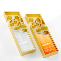 2025 Design créatif Trophée en cristal de métal haut de gamme sur mesure Championnat élégant Prix de la réunion annuelle Nouvelle médaille Personnalisation
