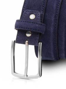 Stylish Hot Sale Men Leather <b>Belt</b> with Heavy Alloy Pin Buckle Adjustable Comfortable Waist Strap for Trendy Casual Outfits - Product Image 2