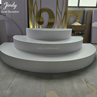 Décor de scène de mariage en acrylique et PVC, plateforme d'événement, support de décoration, fournitures de fête, article pour mariage et événements