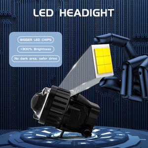 고출력 SFIDA LD-7 70W 6000K 3 인치 프로젝터 렌즈 자동 안개등 사용자 정의 상자 패키지에 대한 이중 LED 자동차 헤드 라이트 - Product Image 6