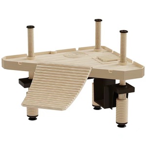 Plateforme de bain pour <span class=keywords><strong>tortues</strong></span> en plastique durable de qualité supérieure, avec ventouse, échelle d'escalade, niveau d'eau élevé, quai de <span class=keywords><strong>repos</strong></span> pour les eaux profondes, naturel - Product Image 5