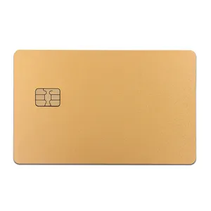 Metal Bank Visa Credit Card With Chip Slot And Magnetic Stripe And Signature Panel Customized Prepaid VISA Debit Card
