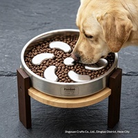 Support en bois massif pour gamelles d'animaux, modèle Shandong transfrontalier, pour chats et chiens, soulage la pression sur le cou, également support pour plantes