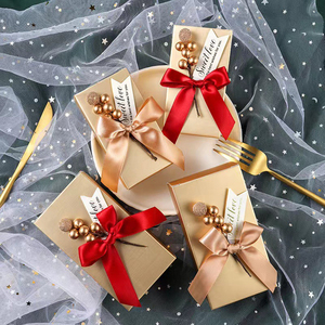 Rượu sâm banh giấy vàng bóng Hộp Quà Tặng ủng hộ đám cưới Hộp Quà Tặng Giấy sô cô la kẹo Cookie hộp với cung bao bì - Product Image 6