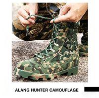 Bottes de combat respirantes en caoutchouc pour le printemps et l'été, chaussures tactiques de randonnée et d'alpinisme à tige haute pour hommes et femmes