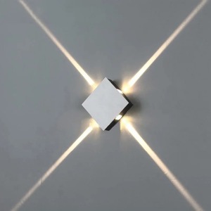 Lámpara de pared cuadrada LED de estrella cruzada creativa moderna barra de luz de pared de lavado KTV Hotel pasillo Fondo decoración de pared luminaria - Product Image 3