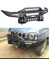 Pare-chocs avant avec treuil, plaque de protection en acier pour Suzuki Jimny JB74, barre de protection 4x4, pièces tout-terrain 4x4