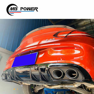 Difusor y puntas de silenciador para C200, C260, <span class=keywords><strong>C300</strong></span>, <span class=keywords><strong>coupe</strong></span> y sedán, tubos de escape traseros, Clase C, w205, C43, <span class=keywords><strong>2019</strong></span> - Product Image 5